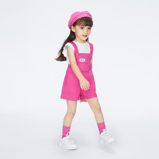 【实体店同款】女童梭织背带裤夏季新款安奈儿童装XG526725 商品图3