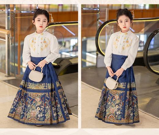 果壳专属苏城纪马面裙套装孔雀（亲子款）&山河印象 商品图11