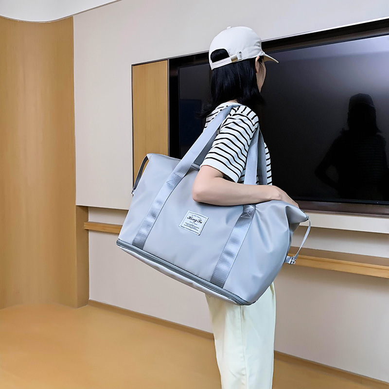 【34.9元/2个任选】短途手提旅行包旅行袋大容量收纳包女士男士单肩包健身包★爱宝好物