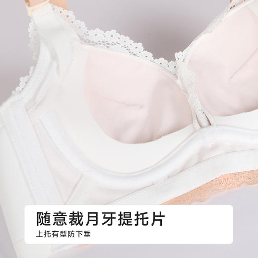都市丽人自然舒适无金属内衣中厚蕾丝无钢圈常规文胸LBHAA1 商品图7