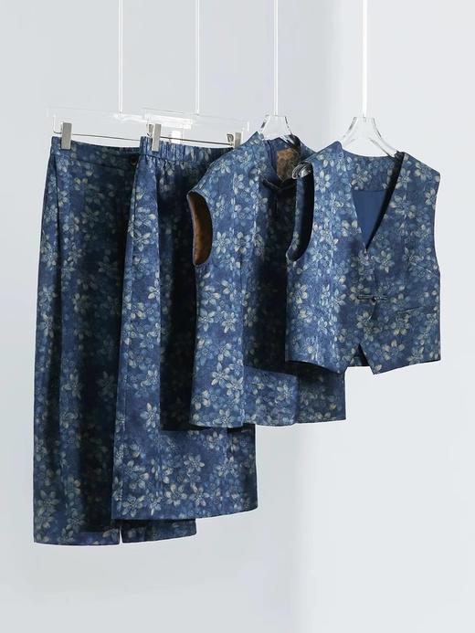 LPIUTY品牌直发！国风印花桑蚕丝系列 马甲C12TJ-99908Q/半身裙C12TJ-99908Q/上衣C12TJ-99908S/裤子C12TJ-99908K 商品图1