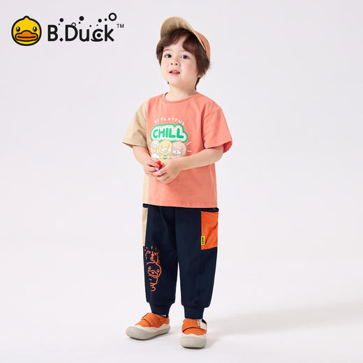 B.Duck小黄鸭童装夏季针织裤90-130 BF2663001 商品图1