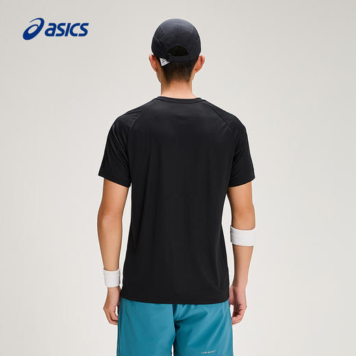 ASICS亚瑟士男式舒适跑步短袖套头圆领反光印花时尚运动T恤2011D046 商品图3