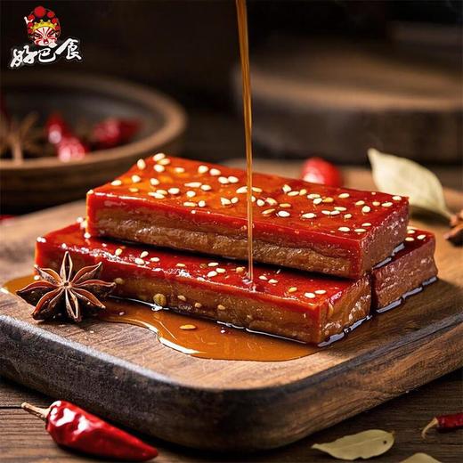好巴食街边边豆腐干香辣味 80g/袋 商品图4