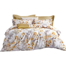 富安娜纯棉四件套-花容月貌