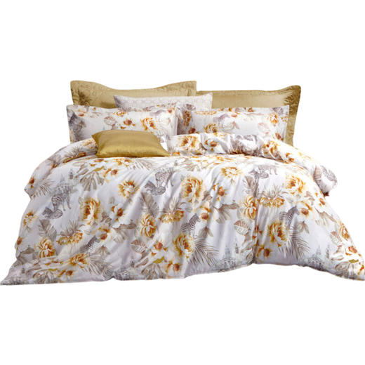 富安娜纯棉四件套-花容月貌 商品图0