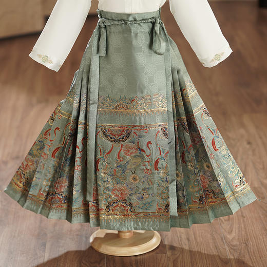 果壳专属苏城纪马面裙套装孔雀（亲子款）&山河印象 商品图8