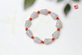 和田烟青玉【招财貔貅】手串