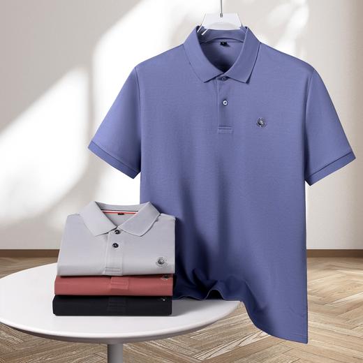 【100%棉】【DK】大依优型大码短袖POLO衫加肥加大半袖体恤夏季款肥佬宽松商务休闲百搭上衣男士胖子 商品图2