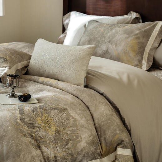 【多样屋专柜】天丝棉床盖三件套60支床单被套轻奢床上用品-清煦/粉 商品图5