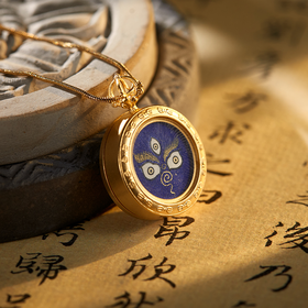 藏博物院·佛眼手绘嘎乌唐卡吊坠 | 青海藏文化博物院授权，热贡唐卡工艺美术大师纯手绘，诵经走仪【手工现画，小眼款下单后10天发货，限量款30天发货】