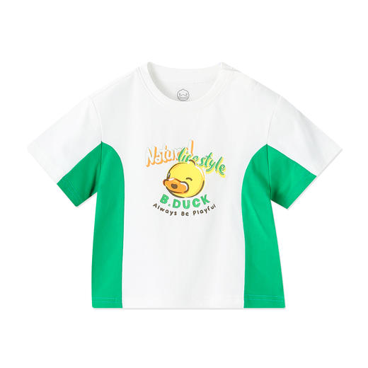 B.Duck小黄鸭童装夏季短袖T恤90-130 BF2601062 商品图3