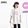 【宽松随性百搭T】女童圆领短袖针织衫夏季新款安奈儿童装小程序专享EG521151 商品缩略图3