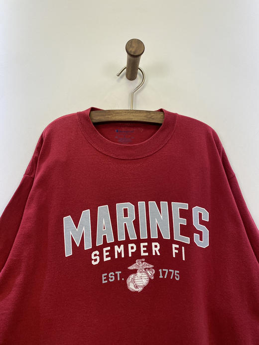 Champion 冠军 美海军陆战队 短袖T恤 _SST(L) 商品图1