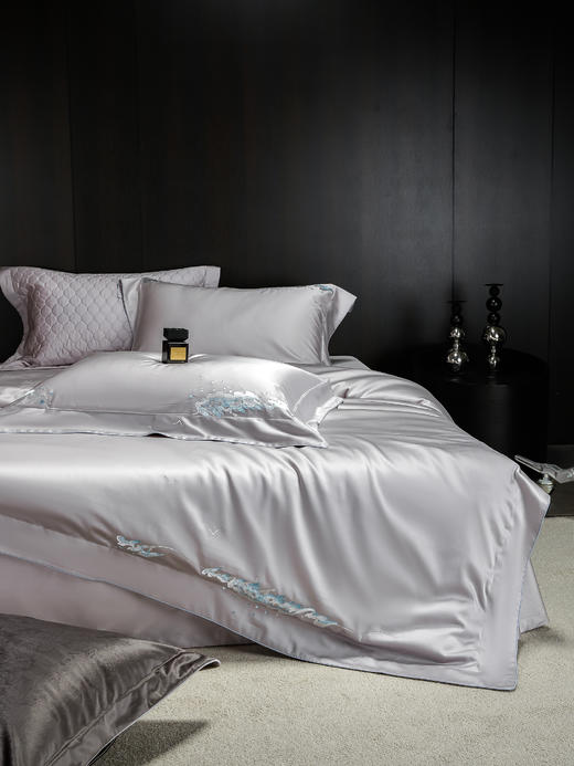 如意缎四件套-悠然海风  80S天丝棉×贡缎工艺 商品图2