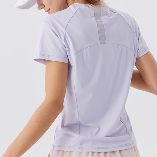 跃牌【跃LEAP-ACTIVE】 户外防晒运动圆领透气瑜伽服女上衣短袖弹力冰丝T恤R51216 商品图1