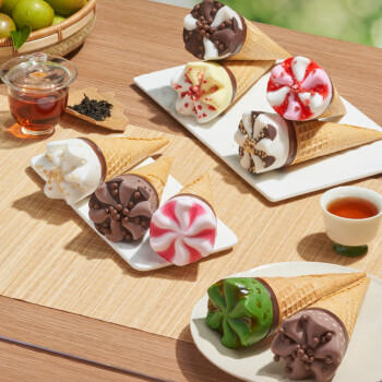 可爱多【曾舜晞推荐】甜筒巧克力口味冰淇淋 雪糕 冰激凌 甜筒  67g*4支 商品图5