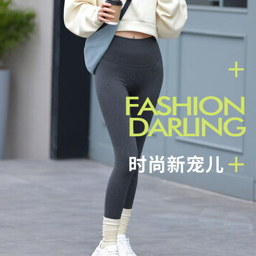 轻塑棉棉鲨鱼裤薄款棉面的打底裤【S25356】 商品图0