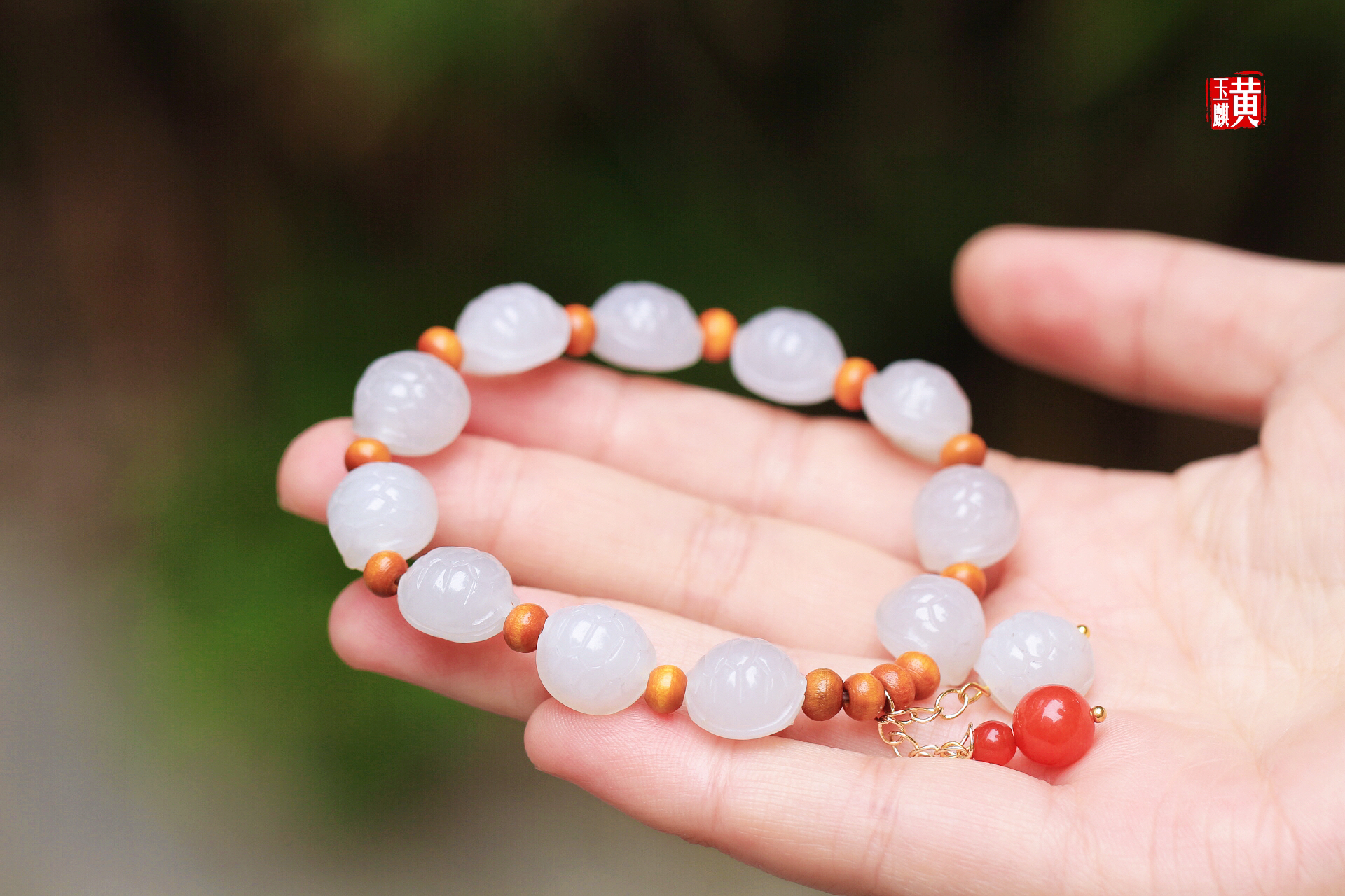 和田烟青玉【富甲天下】手串