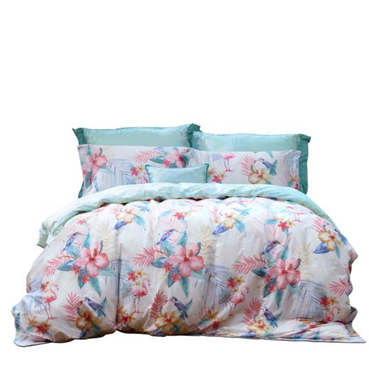 富安娜(FUANNA)抗菌磨毛四件套-意境时光 商品图4