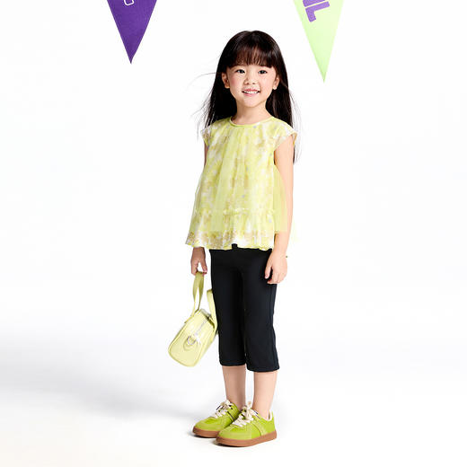 【实体店同款】女童短袖上衣夏季新款安奈儿童装XG521690 商品图3