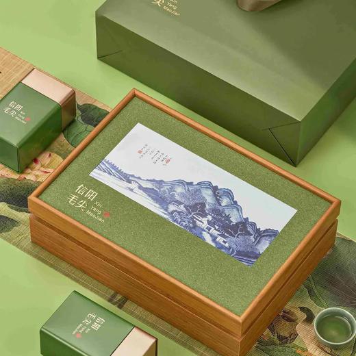 水墨丹青【青绿.4听毛尖】30元1套.整箱12套 商品图1