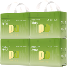 YEEHOO小绿裤PRO裤型婴儿纸尿裤L25片