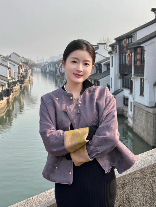 新增！可穿到160斤❗AU品牌直发【新中式天丝亚麻、桑蚕丝系列▪国风外套/马甲】超多款可选！都超级美！✅上身透气舒适，宛如工艺品，华丽精致！ 商品图3