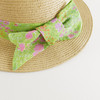 马克珍妮女童碎花蝴蝶结编织遮阳帽儿童草帽2025年夏装新款550950 商品缩略图5