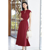 米思阳2025夏季新款时尚高级感连衣裙气质优雅安可拉红显白裙子女1516 商品缩略图0