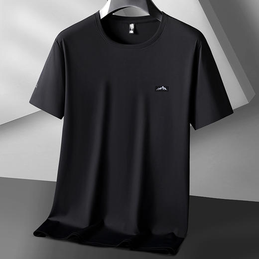 【冰丝】【DSF】大依优型大码短袖T恤薄款冰丝凉感半袖体恤男加大码运动上衣肥佬休闲胖子 商品图6