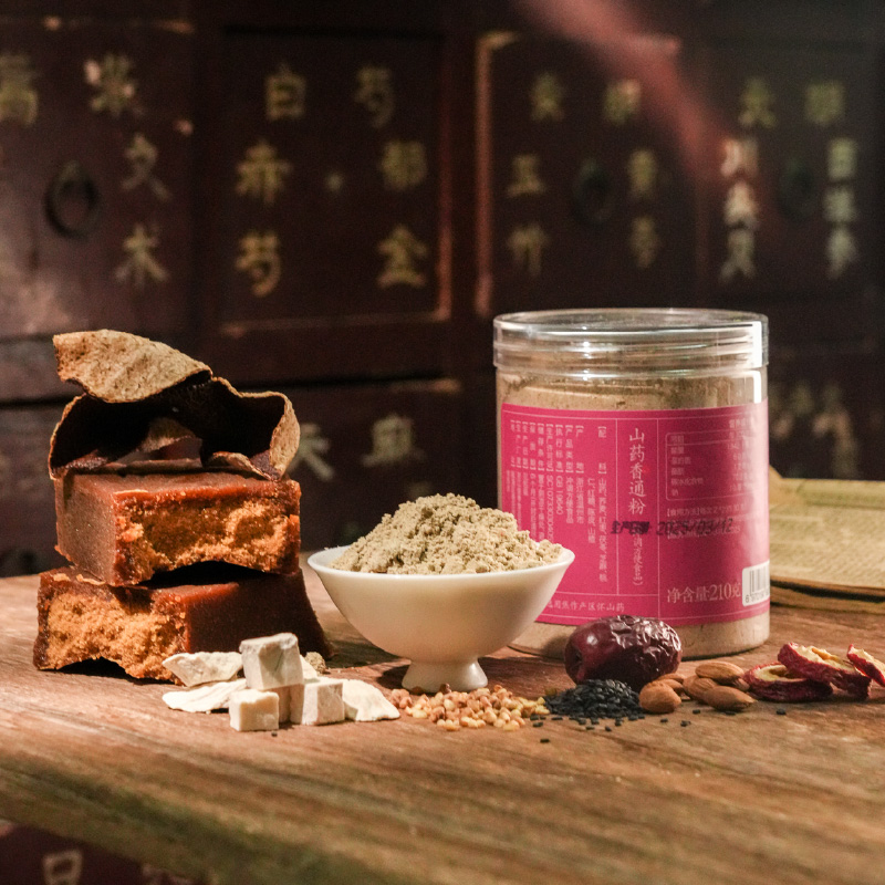 *自营*[群内]山药香通粉 | #荞麦香#五种食养食材低温烘焙配伍。怀山药红枣荞麦橘皮茯苓。