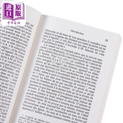 【中商原版】英法版 第二性 英文原版 The Second Sex Simone de Beauvoir 小语种 英文对照 法文原版 商品图12