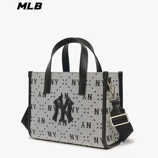 【品牌授权】扫码验证 韩国MLB 带防伪码 复古钻石老花通勤小包-藏青色 棕色 黑色 3AORS013N 女新款老花满印休闲时尚运动背包 商品图1