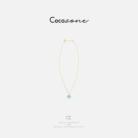 COCO ZONE 时尚轻奢扇形百搭气质项链CD2A0406
