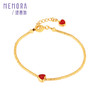 【新品首发】典粹系列黄金小红心手链 足金盘缠金手串女士礼物【按克计价黄金1】MEMORA诗普琳GB234701 商品缩略图4