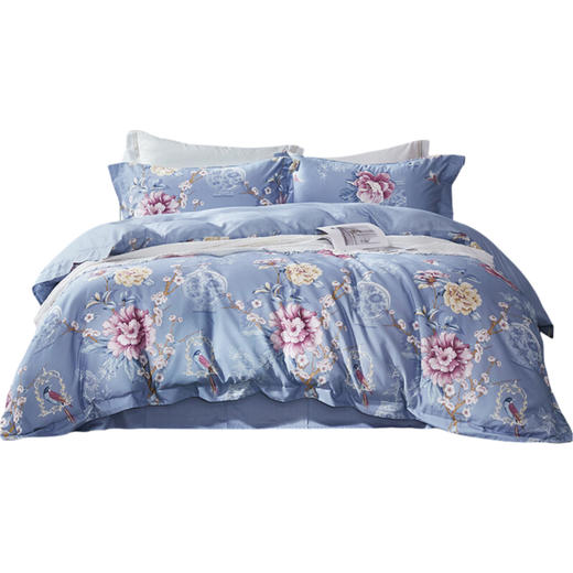 富安娜床单四件套-柳若浮烟 商品图0