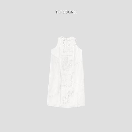 THESOONG|重工刺绣水溶花艺术感连衣裙HWQZ6605 商品图4