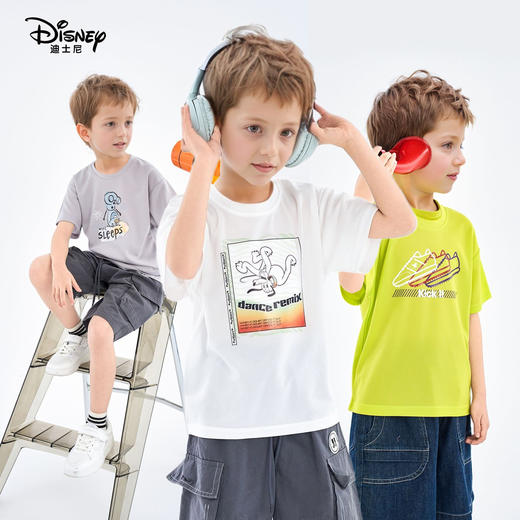 39.9任选2件【迪士尼儿童速干T恤】夏季男童女童短袖 顺丰包邮 #异业福利 商品图5