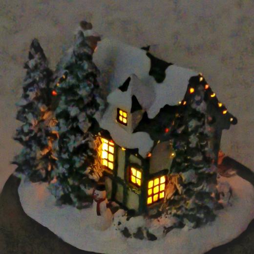 ❄️美国 Hawthorne village 霍桑村工作室出品的树脂点灯雪景微缩小屋 商品图4