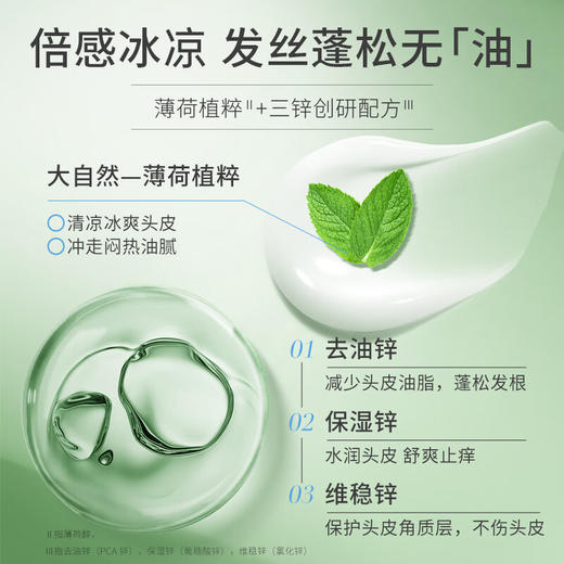 雨洁  森林木香去屑洗发水（冰激酷爽）200ml  YJ-004 商品图2