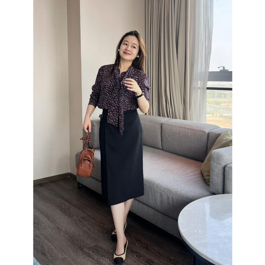 新年折扣 2503313   皮革装饰半身裙 商品图4