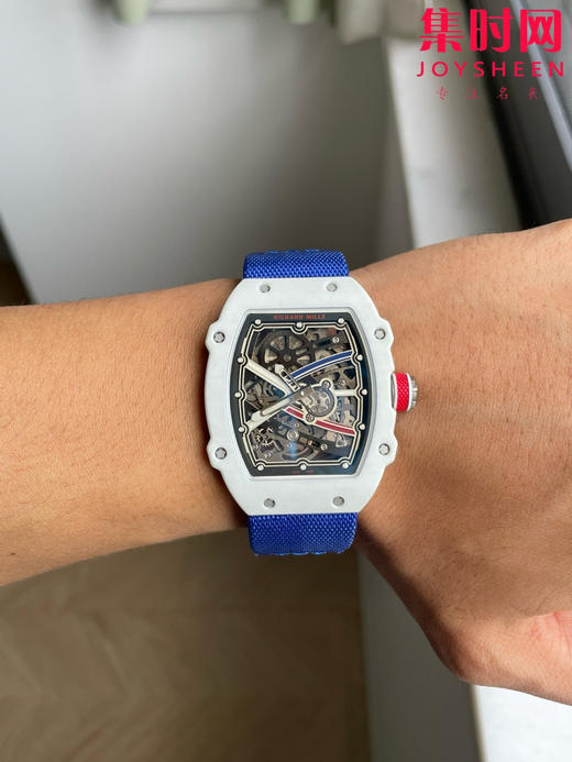 【贵重定制】只适合高端玩家
理查德米勒 RM67-02 白法国配色 天花板 【轻 薄 一体机芯会动摆轮】 商品图6