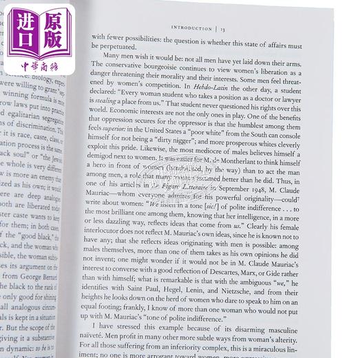 【中商原版】英法版 第二性 英文原版 The Second Sex Simone de Beauvoir 小语种 英文对照 法文原版 商品图11