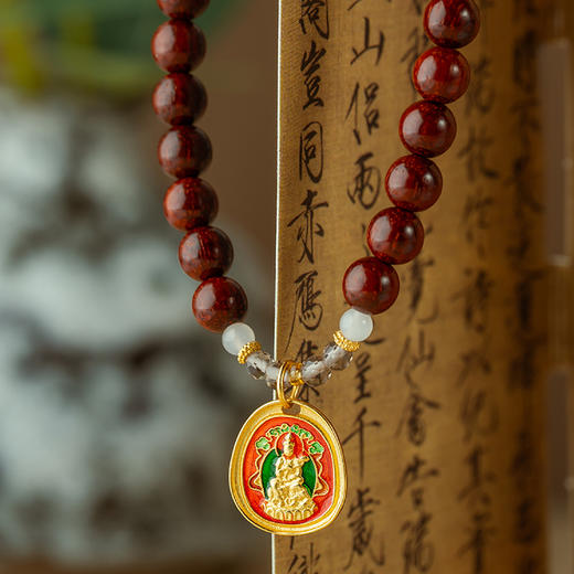 木质文玩手串  多款可选  搭配珍贵玉石 散发天然香气 商品图14