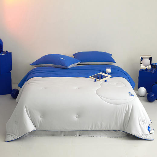 【多样屋专柜】小蓝君柔肤春秋被-宝石蓝/200*230cm 商品图1
