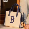 【品牌授权】扫码验证 韩国MLB 带防伪码 经典帆布托特包-黑色 深棕色 奶油色 3AORS062N 女新款老花满印休闲时尚运动背包 商品缩略图10