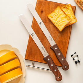 摩登主妇不锈钢面包刀家用烘焙不掉渣三明治刀锯齿刀切面包专用刀