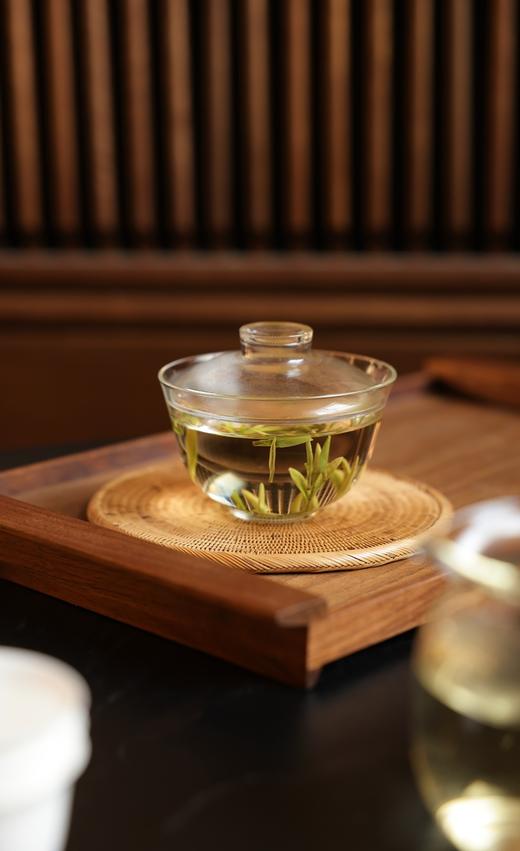 【汉世流彩】高硼硅玻璃盖碗175cc+高硼硅直口玻璃杯320cc（喝绿茶就选他！） 商品图9