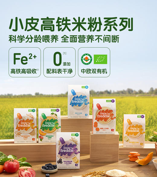 [专享]小皮米粉3盒装 欧盟有机高铁米粉多口味谷物粉 商品图1